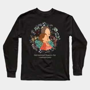 international women's day 2023 embrace equity 2023 Long Sleeve T-Shirt